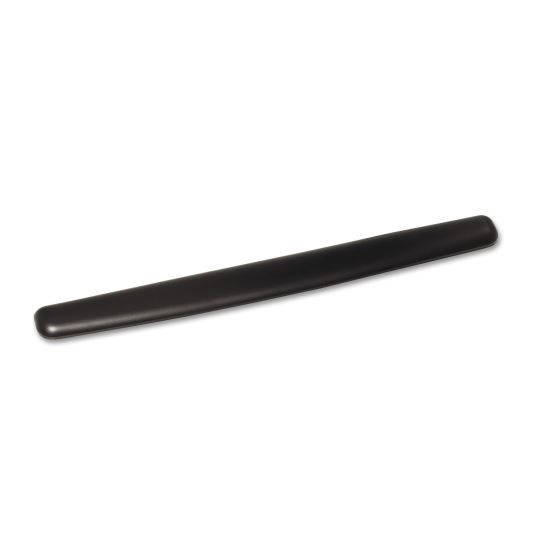 Antimicrobial Gel Thin Keyboard Wrist Rest, Extended Length, 25 x 2.5, Black1