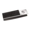 Antimicrobial Gel Thin Keyboard Wrist Rest, Extended Length, 25 x 2.5, Black2