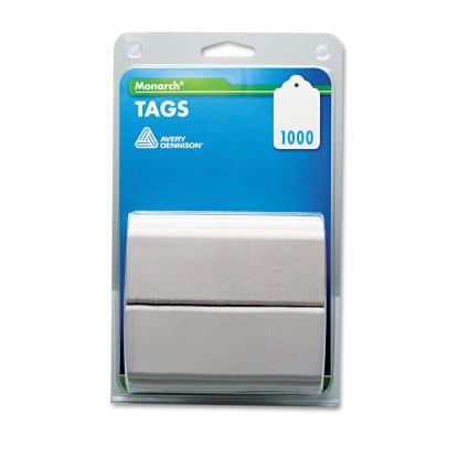 Refill Tags, 1 1/4 x 1 1/2, White, 1,000/Pack1