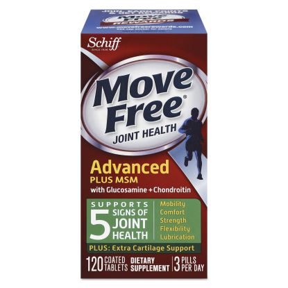 Move Free Advanced Plus MSM Joint Health Tablet, 120 Count1