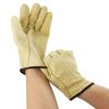 Unlined Pigskin Driver Gloves, Cream, Large, 12 Pairs2