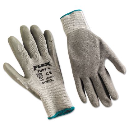 FlexTuff Latex Dipped Gloves, Gray, X-Large, 12 Pairs1