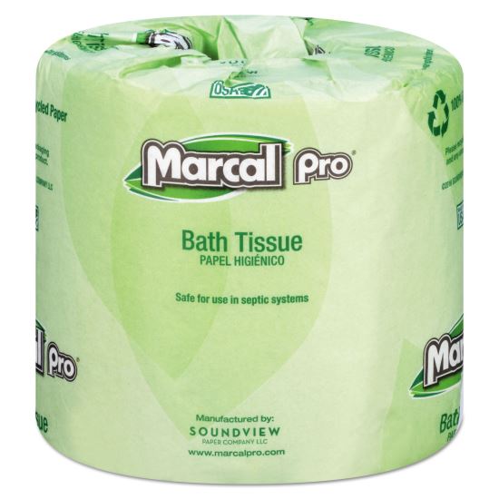 100% Recycled Bathroom Tissue, Septic Safe, 2-Ply, White, 240 Sheets/Roll, 48 Rolls/Carton1