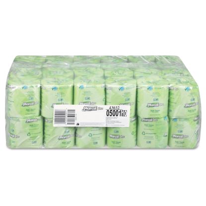 100% Recycled Two-Ply Bath Tissue, Septic Safe, 2-Ply, White, 500 Sheets/Roll, 48 Rolls/Carton1