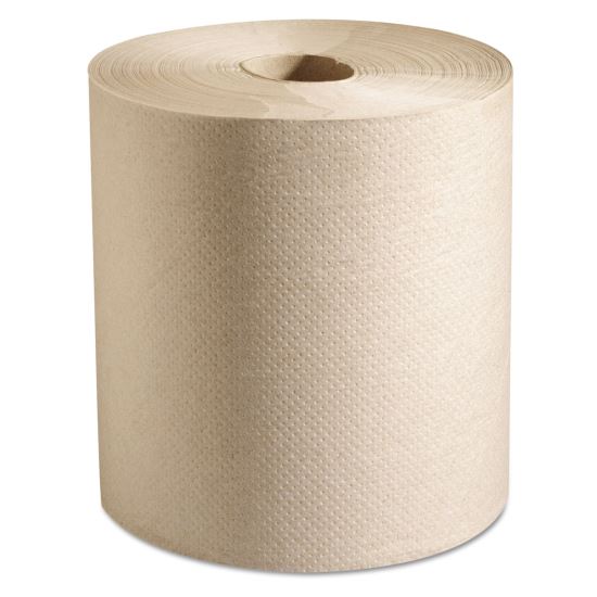 100% Recycled Hardwound Roll Paper Towels, 7.88 x 800 ft, Natural, 6 Rolls/Carton1