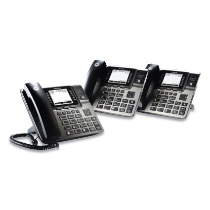 1-4 Line Wireless Phone System Bundle, 2 Additional Deskphones1