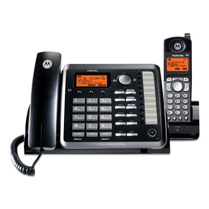 ViSYS 25255RE2 Two-Line Corded/Cordless Phone System with Answering System1