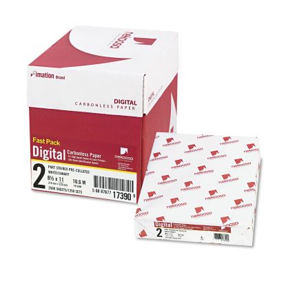 Fast Pack Digital Carbonless Paper, 2-Part, 8.5 x 11, White/Canary, 500 Sheets/Ream, 5 Reams/Carton1