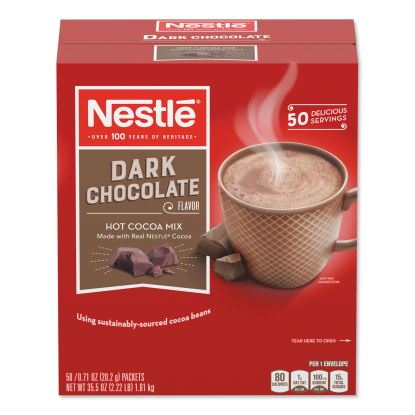 Hot Cocoa Mix, Dark Chocolate, 0.71 oz, 50/Box1