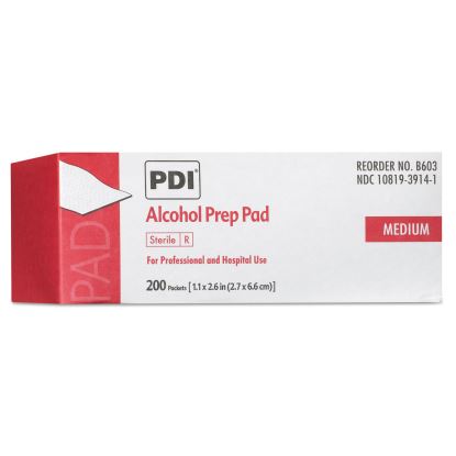 PDI Alcohol Prep Pads, 200/Box1