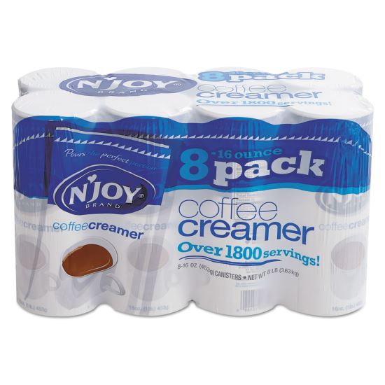 Non-Dairy Coffee Creamer, 16 oz Canister, 8/Pack1