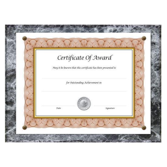 Award-A-Plaque Document Holder, Acrylic/Plastic, 10.5 x 13, Black1