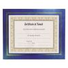 Leatherette Document Frame, 8.5 x 11, Blue, Pack of Two1