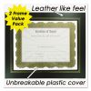 Leatherette Document Frame, 8.5 x 11, Black, Pack of Two2