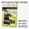 Clear Plastic Sign Holder, All-Purpose, 8.5 x 112
