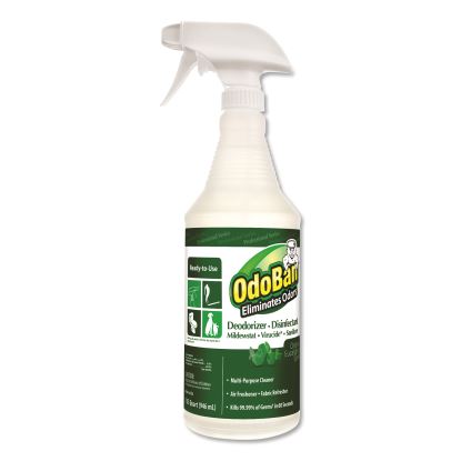 RTU Odor Eliminator and Disinfectant,  Eucalyptus Scent, 32 oz Spray Bottle1