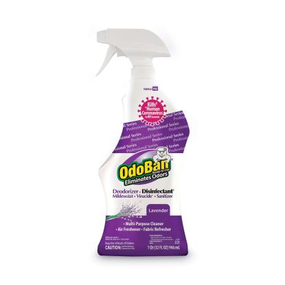 RTU Odor Eliminator and Disinfectant, Lavender, 32 oz Spray Bottle, 12/Carton1