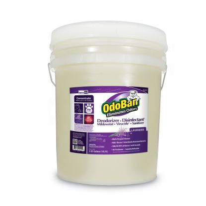 Concentrated Odor Eliminator and Disinfectant, Lavender Scent, 5 gal Pail1