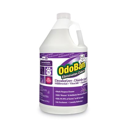 Concentrate Odor Eliminator and Disinfectant, Lavender Scent, 1 gal Bottle, 4/Carton1