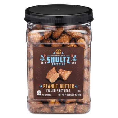 Pretzels, Peanut Butter, Tub, 24 oz1