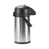 Direct Brew/Serve Insulated Airpot with Carry Handle, 2200mL, Stainless Steel2