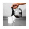 Unbreakable Regular Coffee Decanter, 12-Cup, Stainless Steel/Polycarbonate, Black Handle2