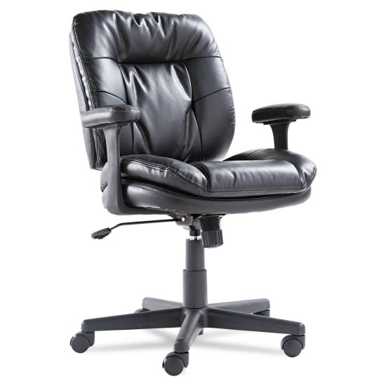 Executive Swivel/Tilt Chair, Supports Up to 250 lb, 16.93" to 20.67" Seat Height, Black1