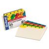 Manila Index Card Guides with Laminated Tabs, 1/5-Cut Top Tab, A to Z, 3 x 5, Manila, 25/Set2
