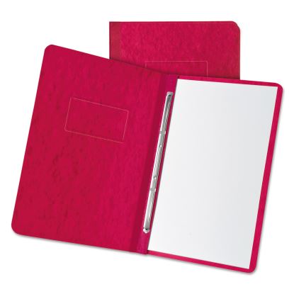 Heavyweight PressGuard and Pressboard Report Cover w/Reinforced Side Hinge, 2-Prong Fastener, 3" Cap, 8.5 x 11, Executive Red1