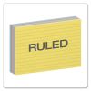 Ruled Index Cards, 4 x 6, Blue/Violet/Canary/Green/Cherry, 100/Pack2