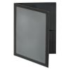 ViewFolio Polypropylene Portfolio, 100-Sheet Capacity, 11 x 8.5, Clear/Black2