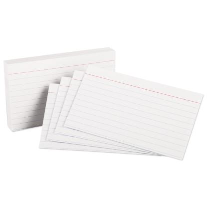 Heavyweight Ruled Index Cards, 3 x 5, White, 100/Pack1