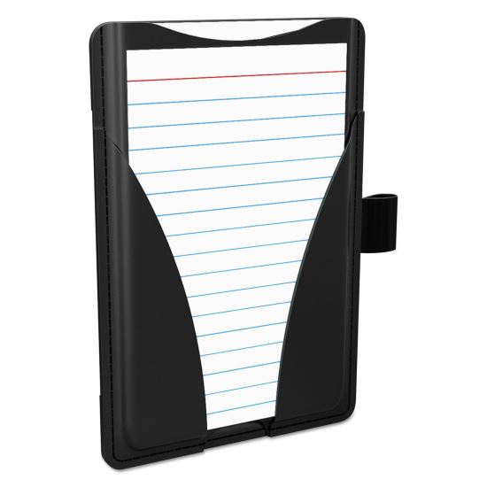 At Hand Note Card Case, Holds 25 3 x 5 Cards, 5.5 x 3.75 x 5.33, Poly, Black1