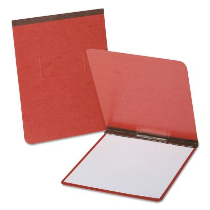PressGuard Report Cover with Reinforced Top Hinge, Two-Prong Metal Fastener, 2" Capacity, 8 x 14, Red/Red1