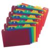 Durable Poly A-Z Card Guides, 1/5-Cut Top Tab, A to Z, 3 x 5, Assorted Colors, 25/Set2