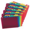 Durable Poly A-Z Card Guides, 1/5-Cut Top Tab, A to Z, 4 x 6, Assorted Colors, 25/Set2