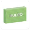 Ruled Index Cards, 3 x 5, Green, 100/Pack2