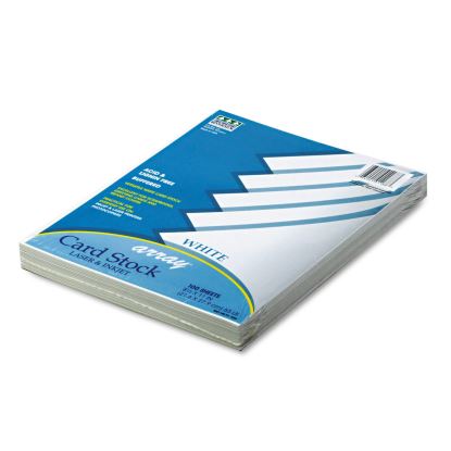 Array Card Stock, 65 lb Cover Weight, 8.5 x 11, White, 100/Pack1