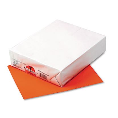 Kaleidoscope Multipurpose Colored Paper, 24 lb Bond Weight, 8.5 x 11, Pumpkin, 500/Ream1