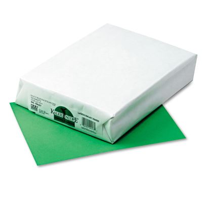 Kaleidoscope Multipurpose Colored Paper, 24 lb Bond Weight, 8.5 x 11, Emerald Green, 500/Ream1