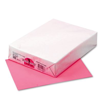 Kaleidoscope Multipurpose Colored Paper, 24lb, 8.5 x 11, Hyper Pink, 500/Ream1