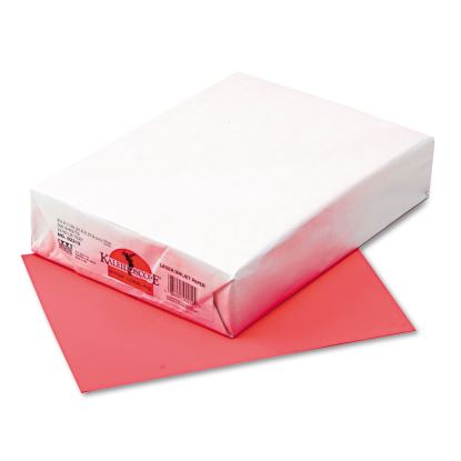 Kaleidoscope Multipurpose Paper, 24 lb Bond Weight, 8.5 x 11, Hyper Coral Red, 500/Ream1