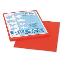 Tru-Ray Construction Paper, 76lb, 9 x 12, Orange, 50/Pack1