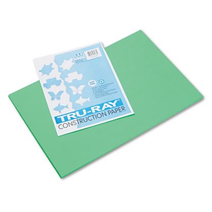 Tru-Ray Construction Paper, 76 lb Text Weight, 12 x 18, Festive Green, 50/Pack1