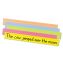 Sentence Strips, 24 x 3, Assorted Bright Colors, 100/Pack1