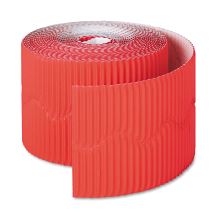 Bordette Decorative Border, 2.25" x 50 ft Roll, Flame Red1