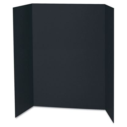 Spotlight Corrugated Presentation Display Boards, 48 x 36, Black/Kraft, 24/Carton1