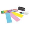 Dry Erase Sentence Strips, 12 x 3, Blue; Pink; Yellow, 30/Pack1