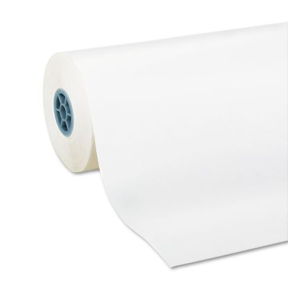 Kraft Paper Roll, 40 lb Wrapping Weight, 24" x 1,000 ft, White1