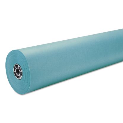 Rainbow Duo-Finish Colored Kraft Paper, 35 lb Wrapping Weight, 36" x 1,000 ft, Aqua1